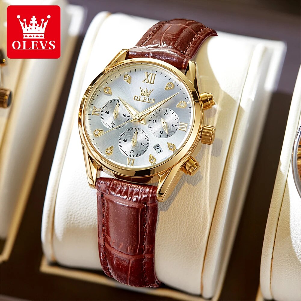 Edge Tape Roll - OLEVS-Montre-bracelet à quartz étanche pour femme