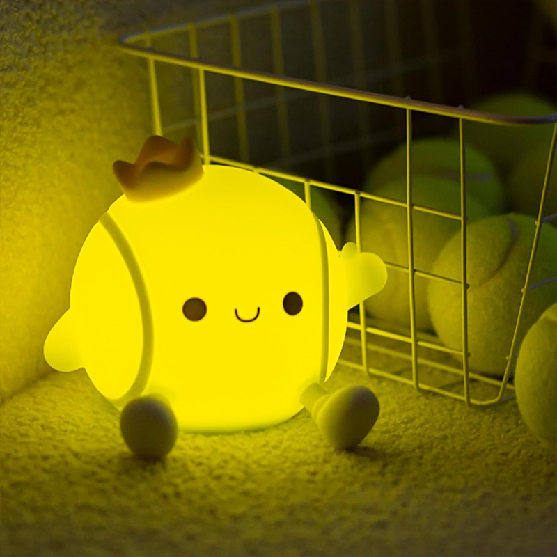 Table Tennis Form - Lampe de nuit en silicone mignonne