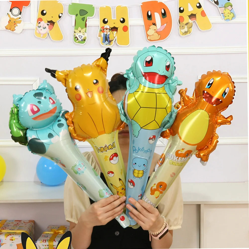 Table Tennis World - Ballons gonflables Pokemon en aluminium, 16