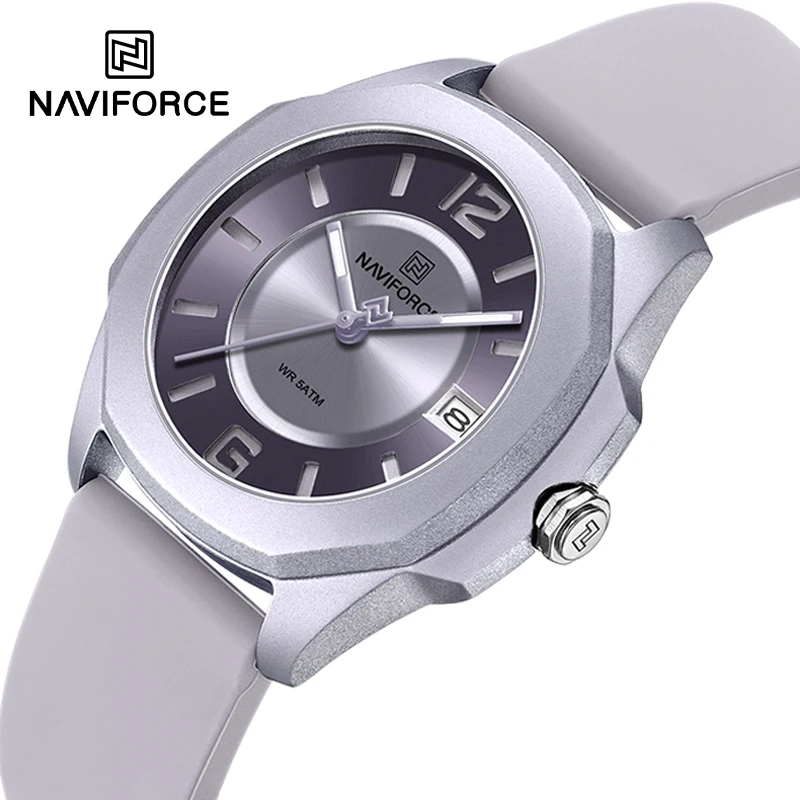 Edge Tape Roll - NAVIFORCE-Montre-bracelet à quartz avec bracelet en