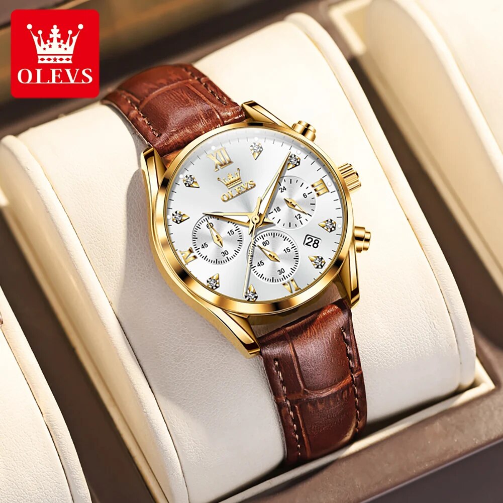 OLEVS-Montre-bracelet à quartz - Edge Tape Roll avis et prix