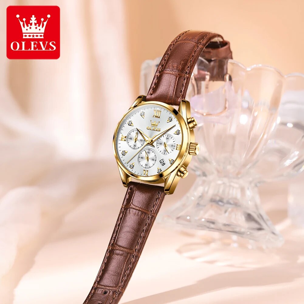OLEVS-Montre-bracelet à quartz - Edge Tape Roll avis et prix