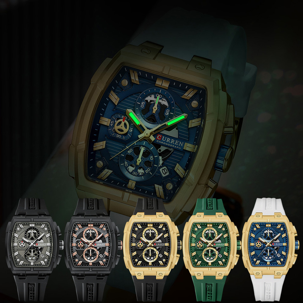 Montre vintage de luxe CURREN  - Edge Tape Roll avis et prix