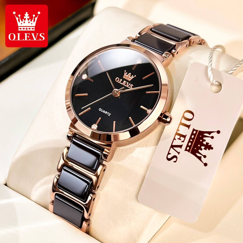 OLEVS-Montre-bracelet de luxe  - Edge Tape Roll avis et prix