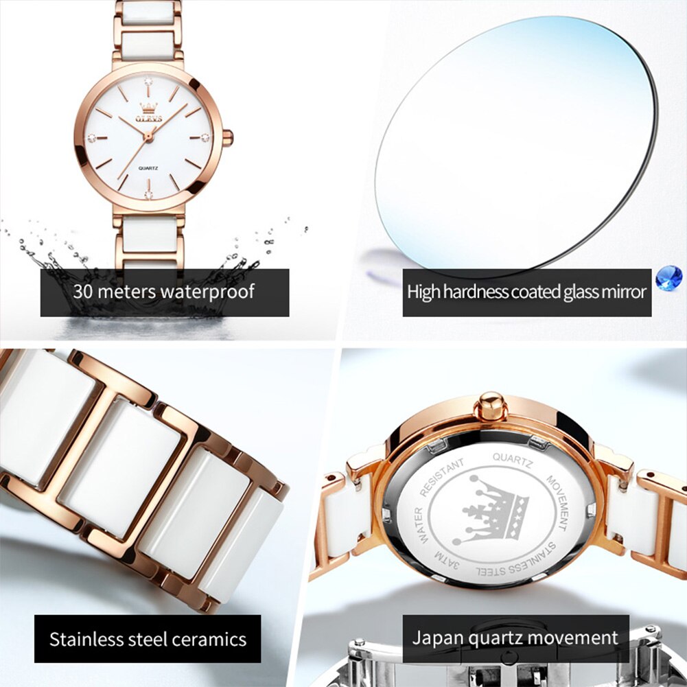 OLEVS-Montre-bracelet de luxe  - Edge Tape Roll avis et prix